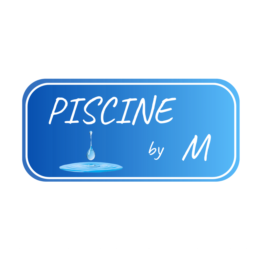 logo piscine by m pisciniste